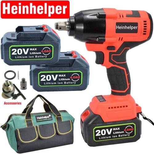 600N.M Brushless Cordless Electric Impact Rechargeable Wrench 1/2 inch Power Tools Adapt to Makita 18V Batterry