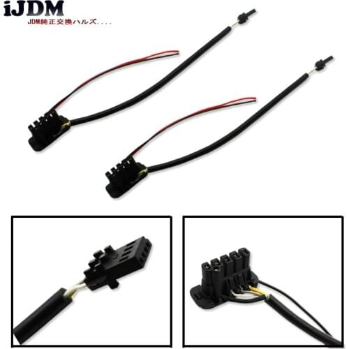 IJDM Power Cord Adapters For Hella 5DV 008 290-00 Headlight HID Unit Igniter Ballast,OEM wires 5DV 008 290-00 Xenon HID