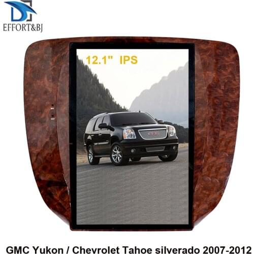 Tesla style Screen Android 9.0 Car GPS Navigation For GMC Yukon/ Chevrolet Tahoe/Chevrolet silverado 2007-2012 Car radio player