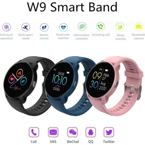 Bluetooth Smart Watch Full Touch Blood Pressure Smartwatch Watch Sport Tracker Heart Rate Monitor Smart Clock For Android IOS