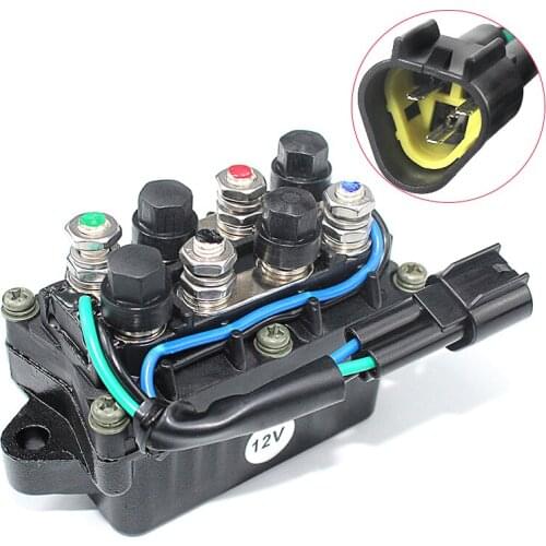 Cyleto Boat Motor Power Trim Tilt Relay Assy for Yamaha Outboard Engine 61A-81950-01-00 61A-81950-00-00 12V 120A Waterproof