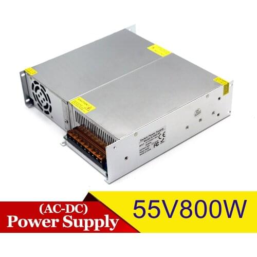 DC55V Transformers AC 110V 220V To DC 55V Constant Voltage Regulated 14.5A 800W Power Supply Transformers for Stepper Motor CNC