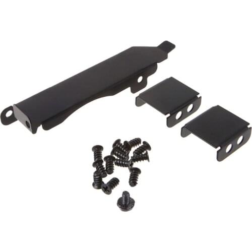 Dual Fan Rack PCI Slot Cover Bracket 80-90mm Video Card Cooling Fan Buckle Black Metal