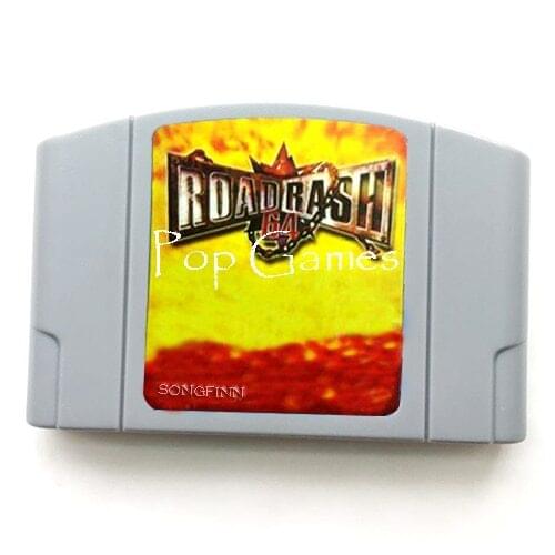 Save Road Rash English Language for 64 bit NTSC Video Game Console