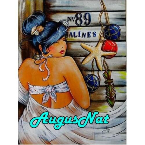 Woman diamond painting fat lady daimond embroidery full sexy diamant rhinestones picture oil paint by number canvas paint big