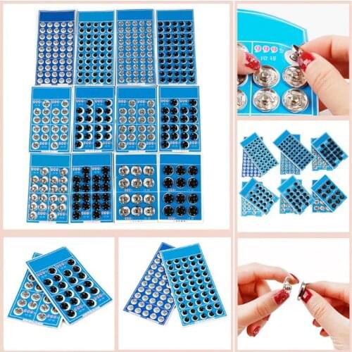 8/10/12/14/16/18/20mm Metal Snap Fasteners Press Button Stud Black Silver Clothing accessories Sewing Embedded buckle