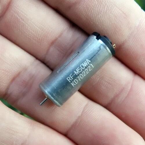 Micro 10mm Round Cylinder Motor Mabuchi M50 DC Motor 3V~4.5V 31000RPM High Speed Motor DIY fan Toy Model