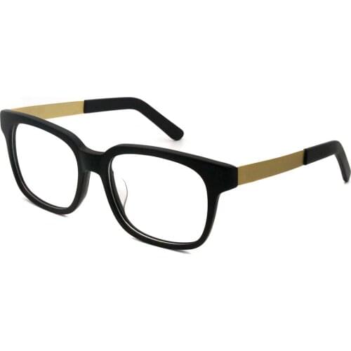 Eyeglasses Optical Eyewear Square Men Women Acetate Glasses Frame Diopters Crystal Matt Black Gray Color Spectacle RFG7004