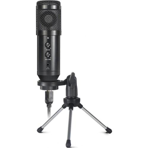 Portable USB Mini Microphone 1.5m Lapel Lavalier Mic Clip External Buttonhole Microphones for Laptop computer Recording Chat