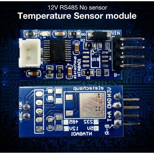RS485 MODBUS RTU Serial Remote Acquisition Temperature Module Temperature Sensor Converter For 10K 3950 NTC Thermistor Resistor