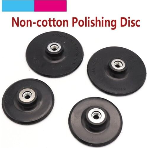 1pcs 80/100mm Non-cotton Sticky Plate M10 Hole Stone Dry/wet Grinding Polishing Disc Self-adhesive Suction Cu Tray Bonding Head