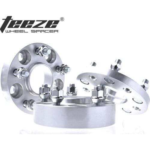 Teeze 4pcs New Billet 5 Lug 12*1.5 Studs Wheel Spacers Adapters For Hyundai Tiburon 2003-2009