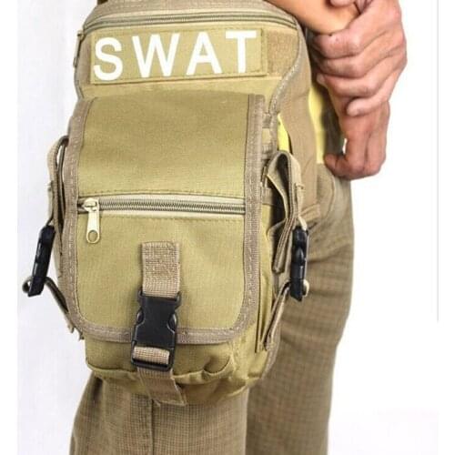 Outdoor Military Travel tactical shoulder packet sport Camouflage Messenger package hiking waterproof nylon Leg Waist camo bags