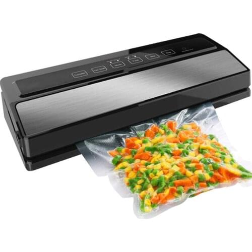 110W Vacuum Sealing Packaging Machine Home Vacuum Sealer Fresh Food Saver Storage Vacuum Packer Include 5Pcs Bags Kitchen