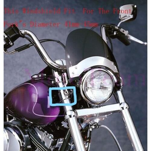 Motorcycle Windscreen Windshield For Yamaha Bolt XVS950 XVS 950 R Spec XSR900 XSR700 XSR 700 900 Fork Tube Mount Meter Visor