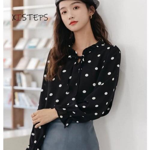 XISTEPS Polka Dot Blouses