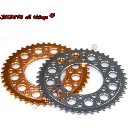 Motorcycle CNC Rear Sprocket For KAWASAKI Z400 Ninja400 For 520 specifications chain use 7075 aluminum alloy