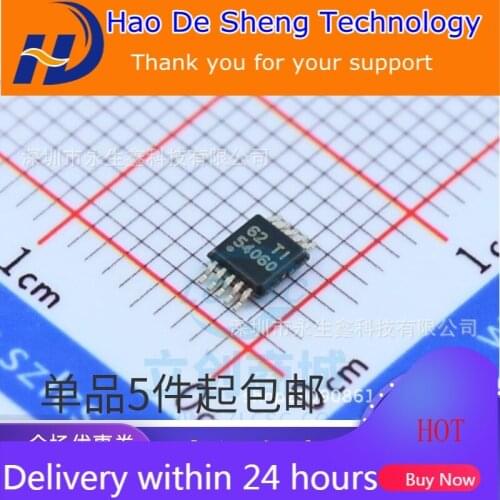 10PCS/LOT TPS54060DGQR MSOP-10 60V 0.5A DC/DC Buck Converter IC New Original In Stock