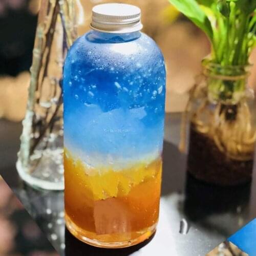 10pcs Ned net clear plastic cups packaging bottles bubble tea cup large milk tea cups ice coffee cold drinks flower tea bottles