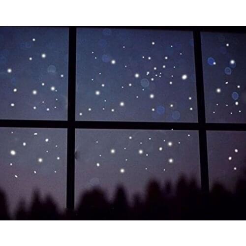 407Pcs/Set Luminous stickers Glow In The Dark Creative Dot bright Round Stickers Funny toys for Kids Baby bed Room sticker