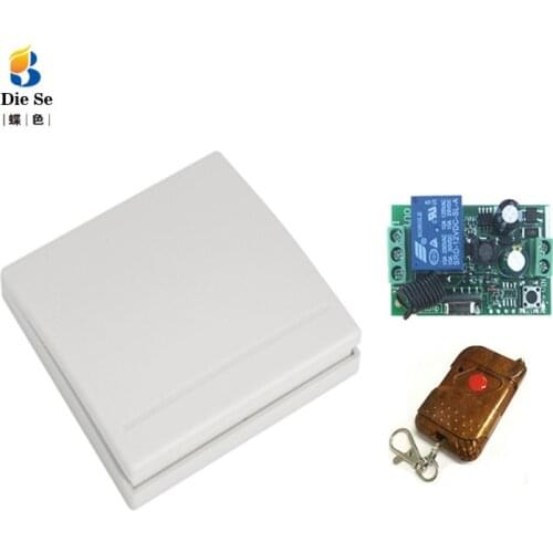 86 Wall Panel Remote Control Switch AC 100V 220V 10Amp 1 gang RF Switch For Light LED Lamp Bulb Switch ON/OFF Wireless Switch