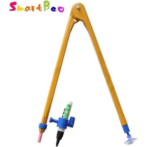 Large Plastic Compass Suitable for Chalk and Marker;Black Board and White Board; School Tools Drafting Supplies;50cm Length