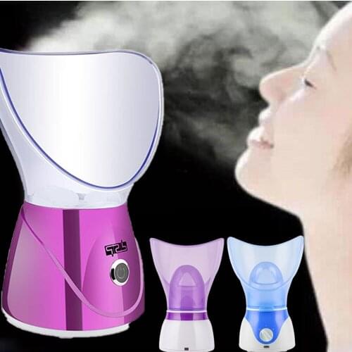 Electric Face Steamer 60ml Anion Face Spa Steaming Pore Cleansing Skin Rejuvenation Tool Skin Humidification Moisturizing Beauty