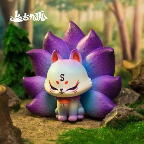Blind Box Toys Ancient Nine Fox Xiuxian Series Fox Elf Fairy Caja Ciega Blind Bag Toys Anime Figures Cute Model Home Decore