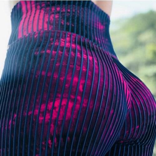 New Scrunch Butt Yoga Leggings Push Up Skinny Slim Pencil Pants Fitness Print Floral Running Sportswear Casual Trousers