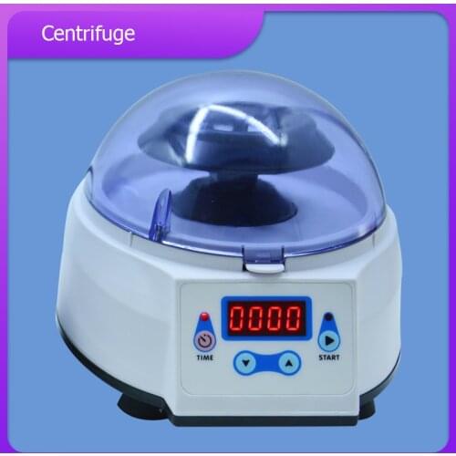 Mini Laboratory 4000rpm~8000rpm Electric Centrifuge Medical Cosmetology Machine Desktop Centrifuge With Timer function