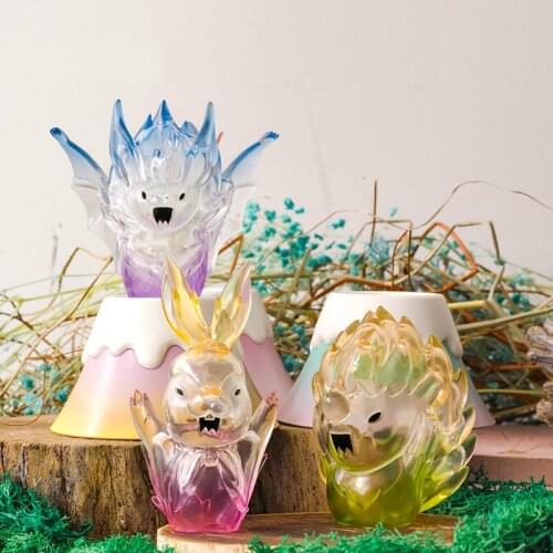 Volcano Animal Blind Box Trend Toy Ornaments Luminous Stereo Model Peripheral Toys