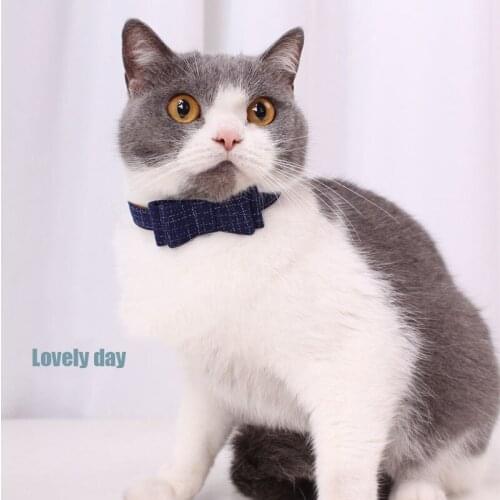 New Style Pet Puppy Kitten Dogs Adjustable Bow Tie Collar Necktie Bowknot Decor Bowtie Holiday Wedding Life Decoration Accessori