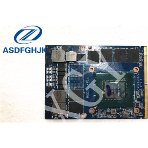 Original for hp For ZBOOK15 For ZBOOK17 DAXW3AUBCA0 Laptop motherboard graphics card N18E-Q1-KC-A1 DDR5 6gb 100% test OK