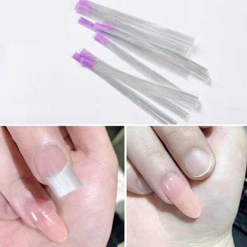 6cm/1m/2m Nail Fiberglass Extension Silk Form White Acrylic Nail Extension Tips DIY Nail Art Tip Fiberglass Silk Extension Tools