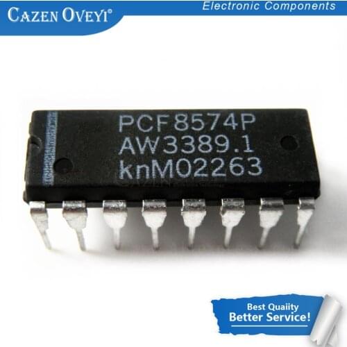5pcs/lot PCF8574P DIP16 PCF8574 DIP 8574P DIP-16 PCF8574AP In Stock