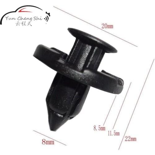 50pcs/lot Black New CAR FENDERS SCREW For Nissan Universal