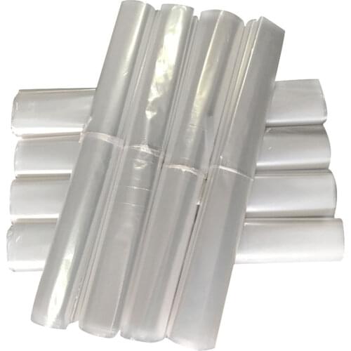 50 PCS Clothes Cover Plastic Disposable Sanitation Suit Cover Garment Cover Dust Shield for Clothes Stores Home Dry Cleaners