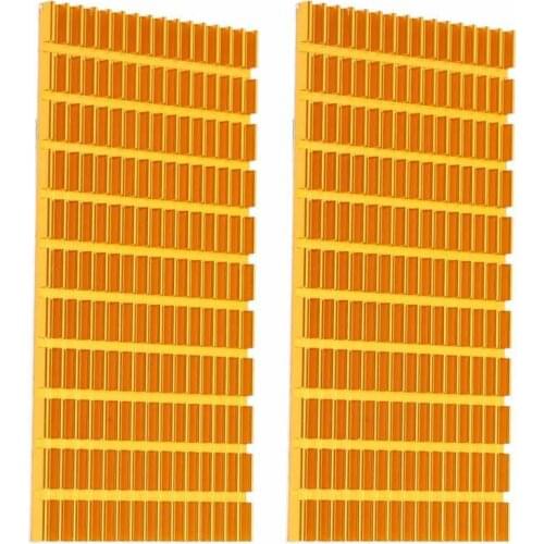 Aluminum Heat Sink Aluminum TP50 X 4 X 100 Cooling Sheet for CPU for Amplifier for Router for Electrical for PCB for Electronic