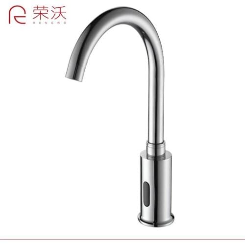 Automatic Public use Brass Sensor Faucet AC Hot Cold Water,Grifo de latón con Sensor, uso público automático, CA, agua fría y ca