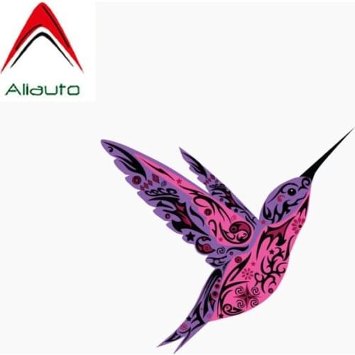 Aliauto Animal Car Sticker Patterned Hummingbird Waterproof Reflective Decal Auto Motorcycle Accessories 11cm*10cm