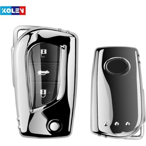 Soft TPU Car Remote Key Full Cover Case For Toyota Auris Corolla Reiz Avensis Verso Yaris Aygo Rav4 Scion TC IM Shell Holder Fob