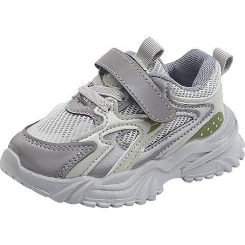 2021 Autumn New Childrens Sports Shoes Breathable Mesh Sneakers Childrens Non-slip Soft-soled for Boys and Girls Running Shoes