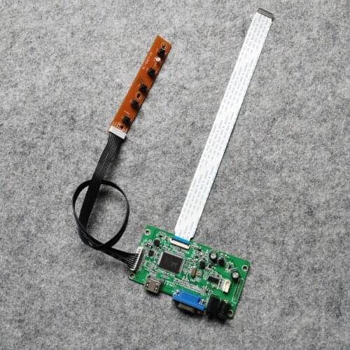 DIY kit Fit G156HAN02/G156HAN03/G156HTN01 LCD screen 30 Pin eDP panel drive board card WLED laptops 1920*1080 +VGA