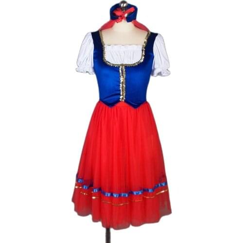 19216 Dance Favourite Russian-inspired Dance Costume Long Ballet Tutu Girl & Women Stage Ballet Costume