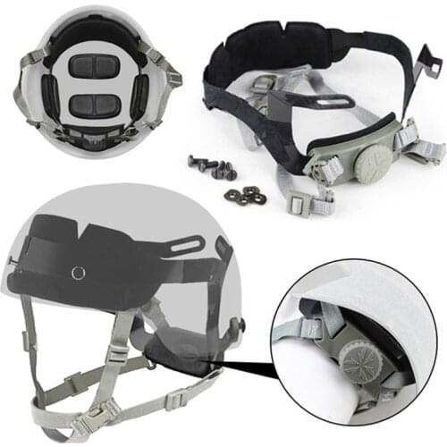 Outdoor Sports Helmet Head Locking System Adjustable Fast Helmet Liner Locking Strap System Wargame Helmet Accessories