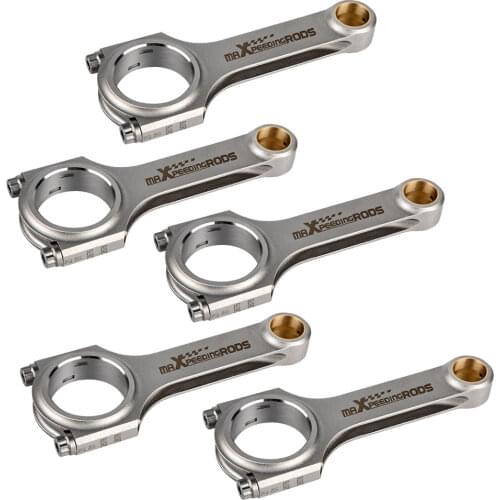 H Beam Bielle Con Rods Rod for Fiat 2.0 coupe 5 cyl 20V Turbo Pleuel ARP BOLTS Connecting rod 430 EN24 Forged Floating Crank