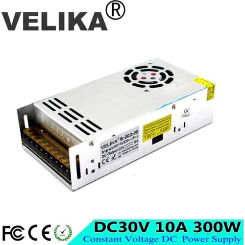 Best Price Small Size DC Power Supply Switching 30V 10A 300W Driver 110V 220V AC DC30V SMPS For Led Strip Light CNC CCTV Motor