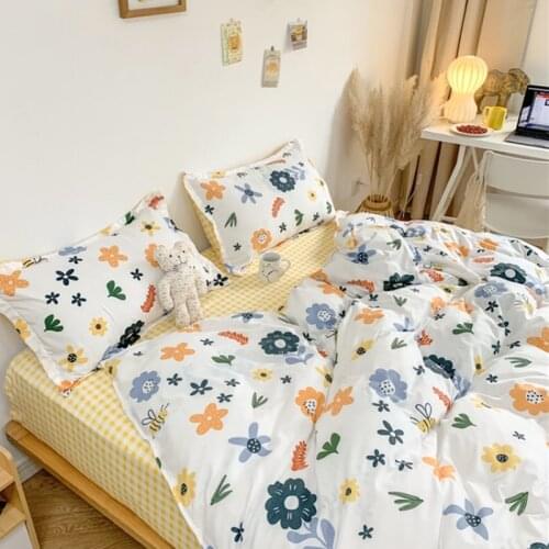 Bedding Set Queen Size Duvet Sheath Bedding Set 160x200 Bed Adornment Bedspread King Size Bed Down 2 Seats