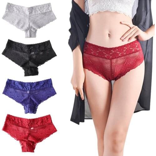 Lace panties women panties Low waist Plus Size female sexy underwear Butt Lift Lingerie Seamless briefs Underpants breech