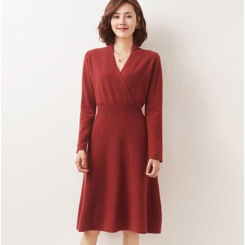 LHZSYY Fashionable Knitted Dresses